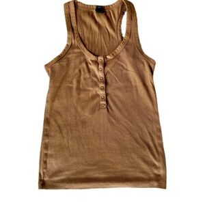 Brown tank top